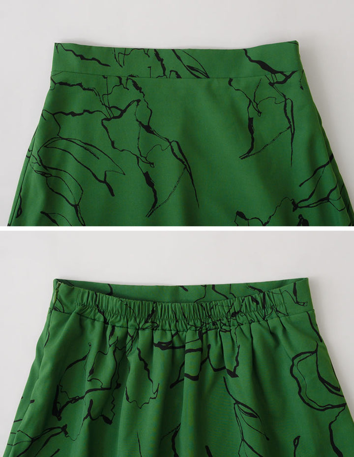 線花柄マーメイドスカート スカート レディースファッション通販 リエディ
