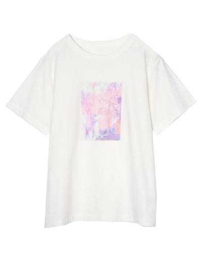USAコットンアートプリントTシャツ[mb] トップス レディースファッション通販 リエディ