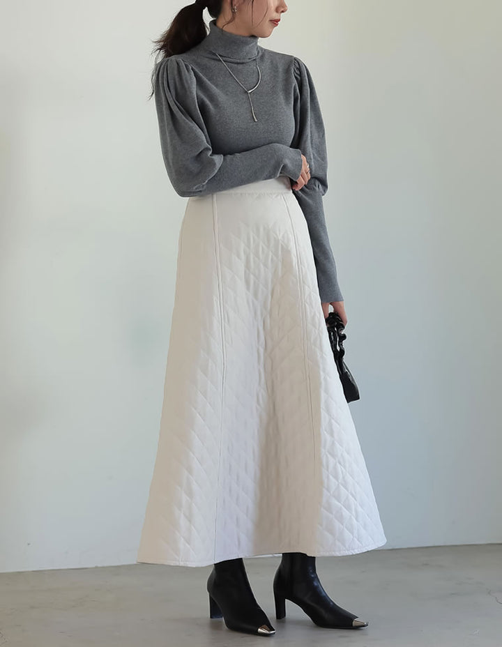 ピーチキャンバスキルトフレアスカート スカート レディースファッション通販 リエディ