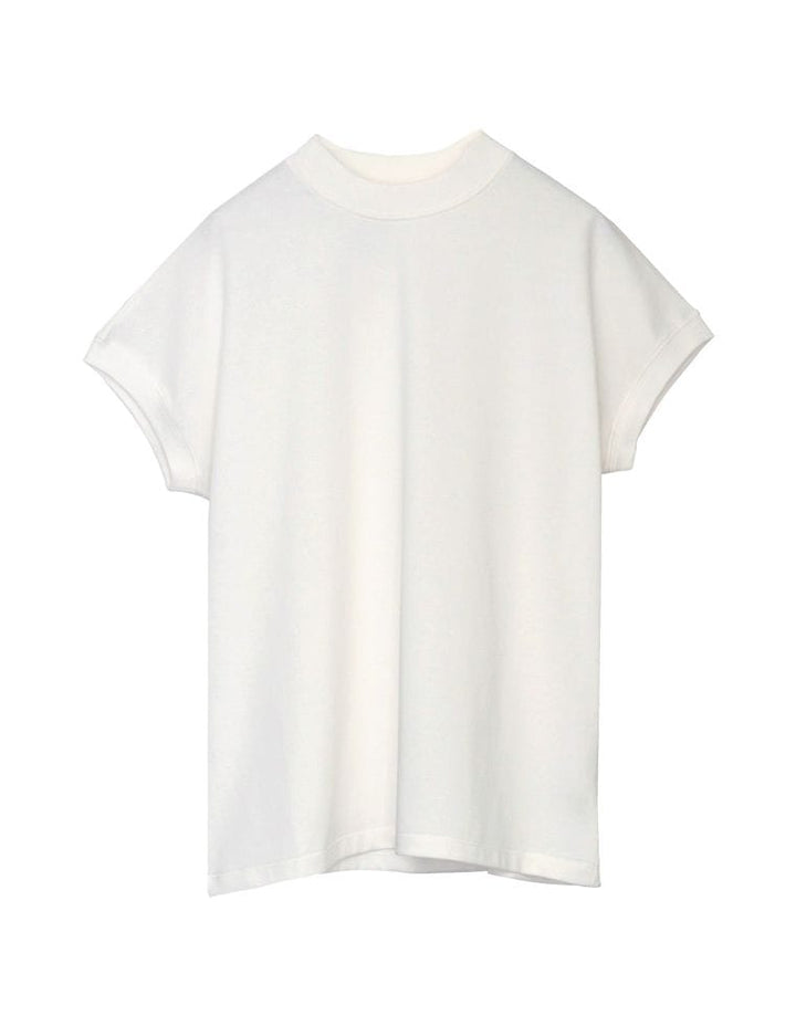 [接触冷感][UVカット]モックネックフレンチスリーブTシャツ[mb] トップス レディースファッション通販 リエディ