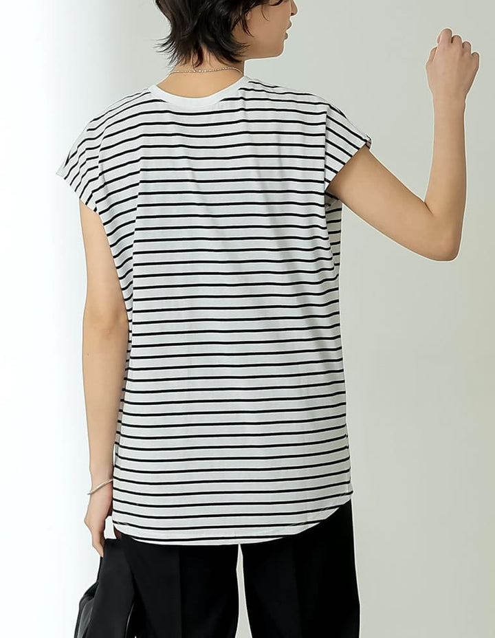 フレンチスリーブボーダーTシャツ[mb] トップス レディースファッション通販 リエディ