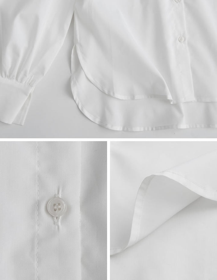 [SPRING SALE]ショルダータックボリュームスリーブシャツ[mb] トップス レディースファッション通販 リエディ
