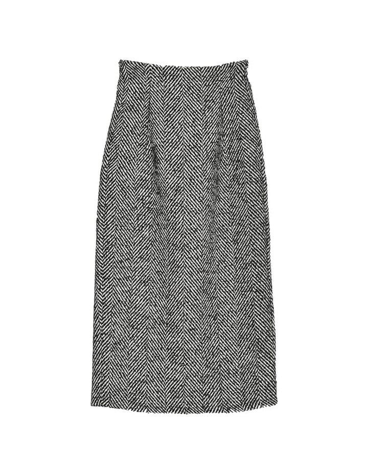 ヘリンボーンタイトスカート スカート レディースファッション通販 リエディ
