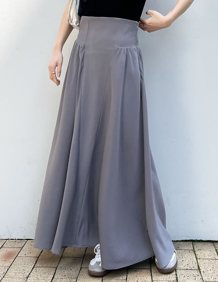 [TIME SALE][2024SS COLLECTION][低身長サイズ有]ソフトツイルコルセット風ハイウエストフレアスカート スカート レディースファッション通販 リエディ
