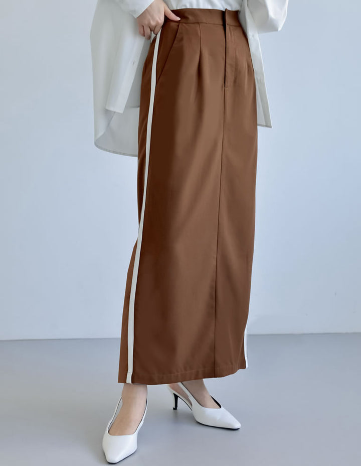 [2024SS COLLECTION[低身長/高身長サイズ有]ライトツイルサイドラインor無地ナロースカート スカート レディースファッション通販 リエディ