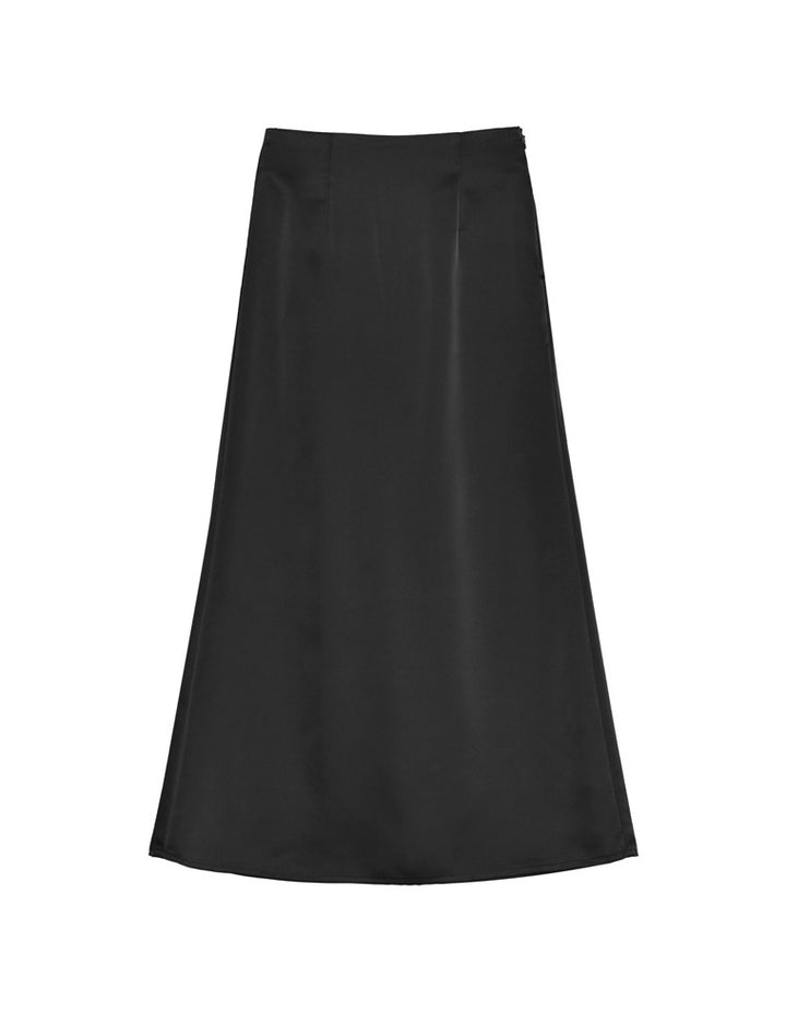 [低身長サイズ有]サテンナロースカート スカート レディースファッション通販 リエディ