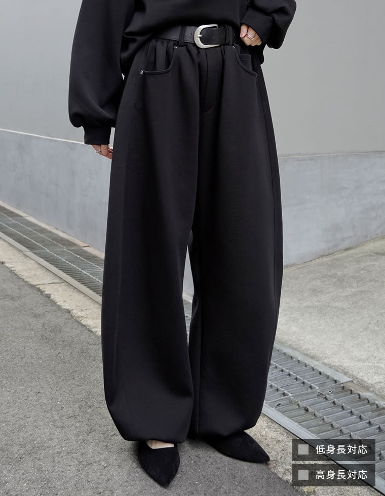 リベット付きダンボールワイドパンツ - パンツ通販 | 人気レディース