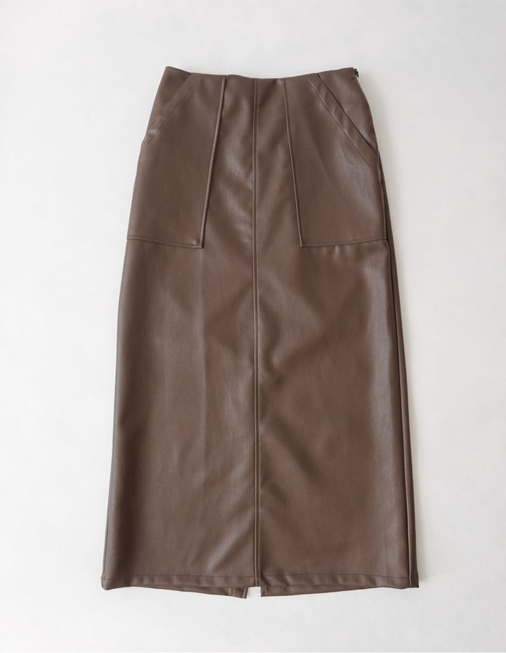 [低身長向けサイズ有]2WAYフェイクレザーIラインジャンパースカート ワンピース レディースファッション通販 リエディ