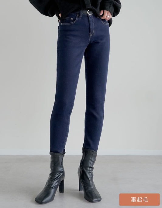 [累計販売枚数12万枚突破！][大きい/小さいサイズ有]裏起毛ストレッチスキニーデニムパンツ[mb] パンツ 人気レディースファッション通販 リエディ