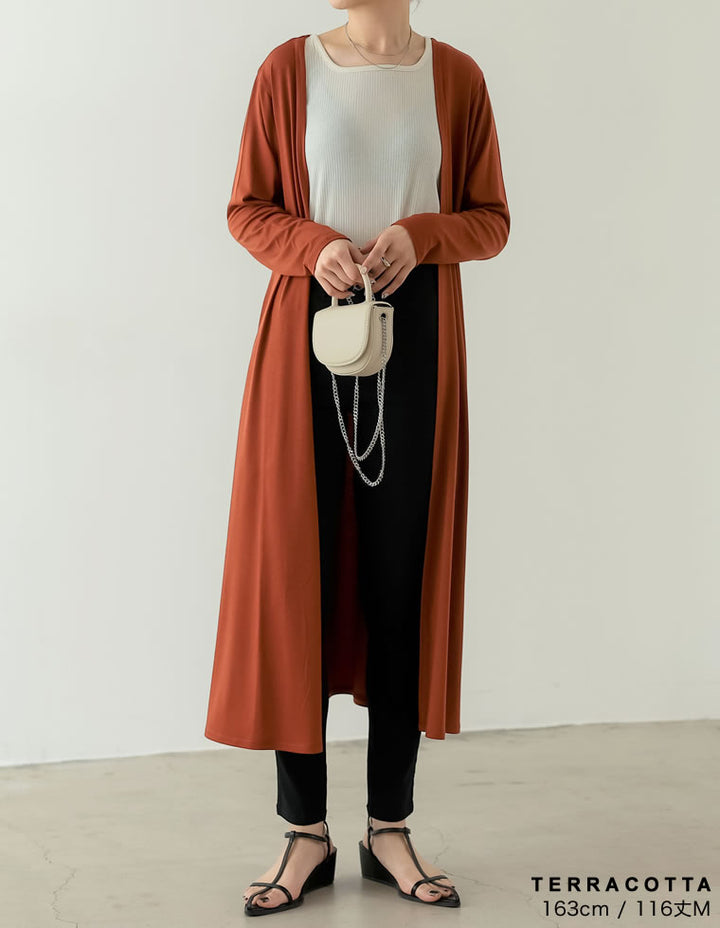 【OUTLET SALE 50%OFF ¥2,999⇒¥1,499】[シリーズ累計7万枚HIT][UVカット][接触冷感][洗濯機で洗える][大きいサイズ有]2丈から選べるロングカーディガン トップス 人気レディースファッション通販 リエディ