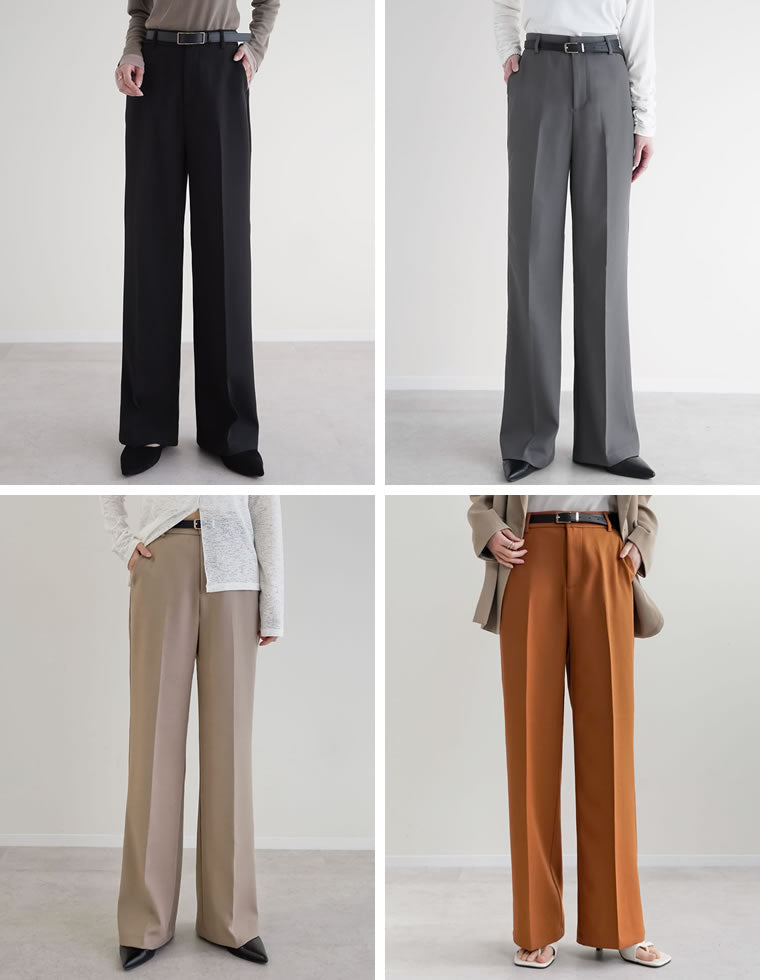 カットツイルセンタープレスカラースラックス - パンツ通販 | 人気