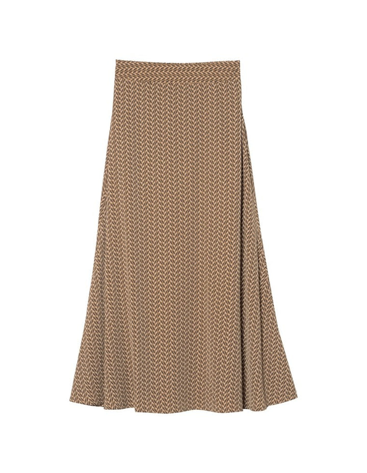 幾何学柄フレアスカート スカート レディースファッション通販 リエディ