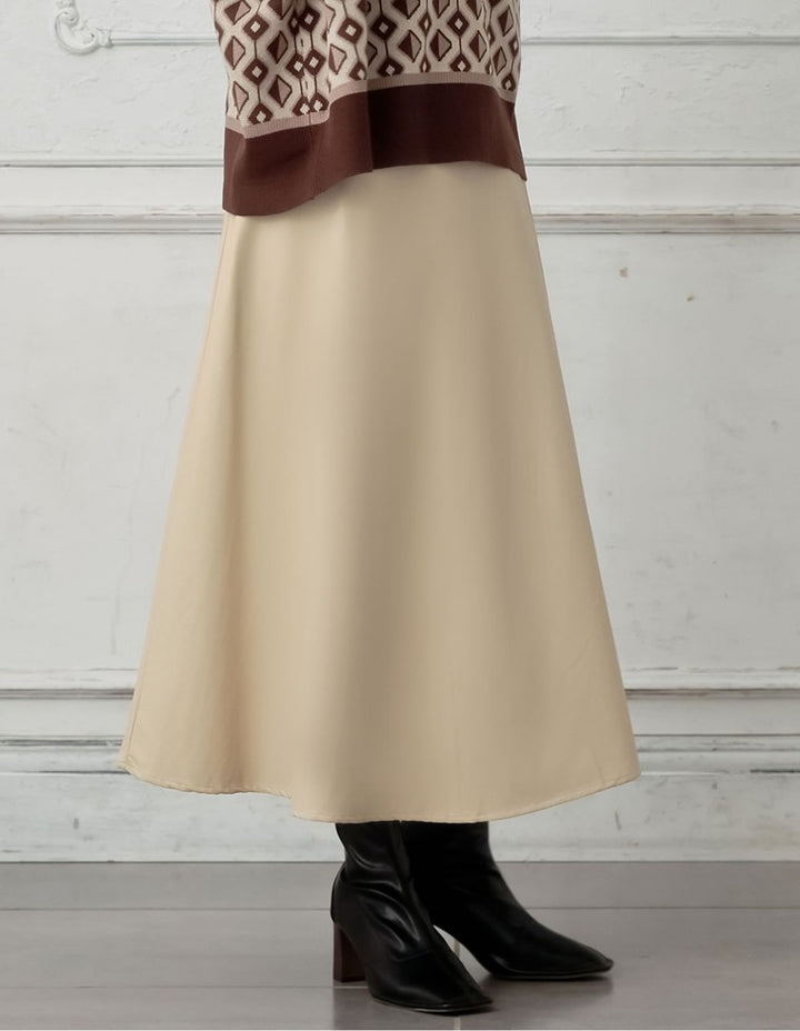 ライトヴィーガンレザーフレアスカート スカート レディースファッション通販 リエディ