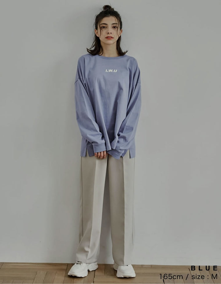 【60％OFF！OUTLETSALE】ユニセックスUSAコットン長袖ロゴプリントカットソー[mb] トップス レディースファッション通販 リエディ