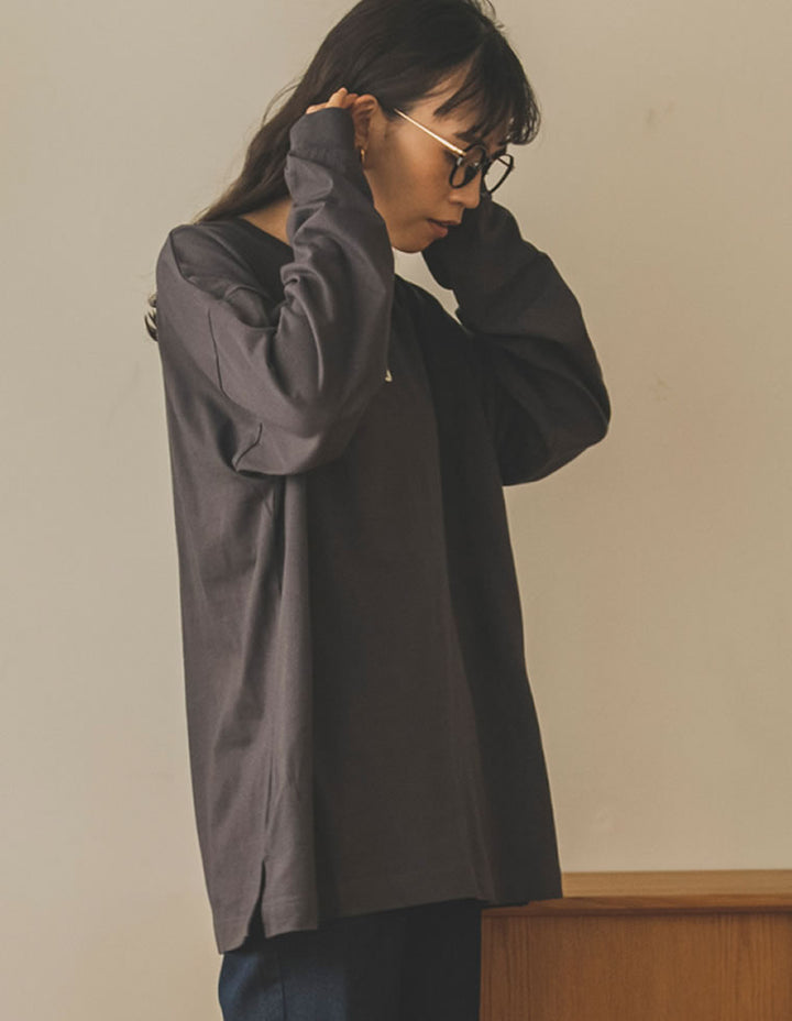 【60％OFF！OUTLETSALE】ユニセックスUSAコットン長袖ロゴプリントカットソー[mb] トップス レディースファッション通販 リエディ