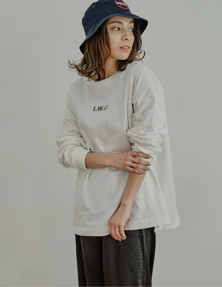 【60％OFF！OUTLETSALE】ユニセックスUSAコットン長袖ロゴプリントカットソー[mb] トップス レディースファッション通販 リエディ