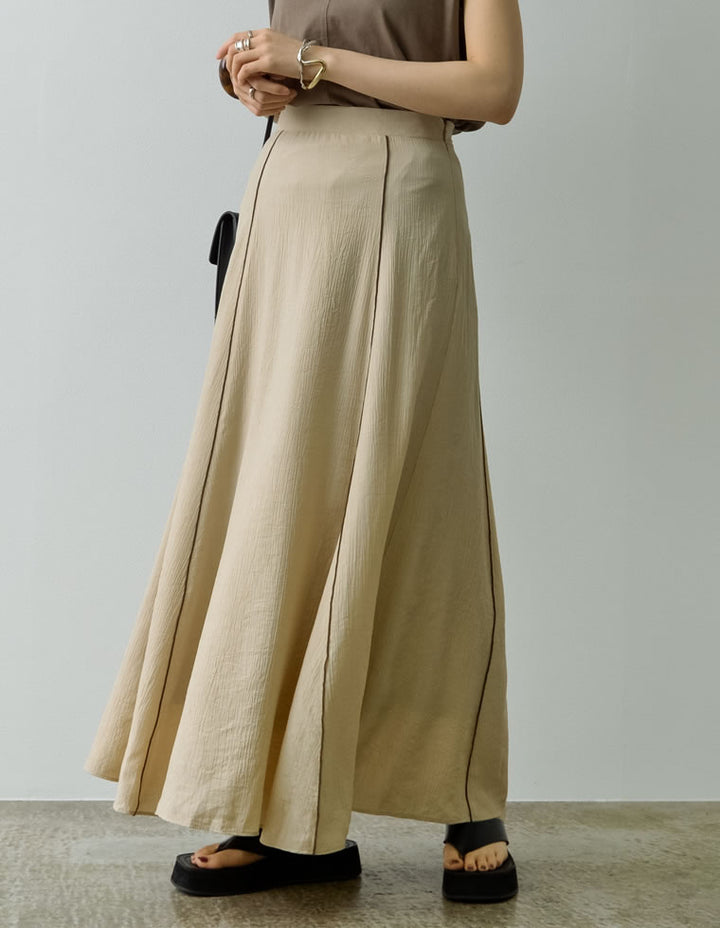 楊柳パイピングマーメイドスカート スカート レディースファッション通販 リエディ