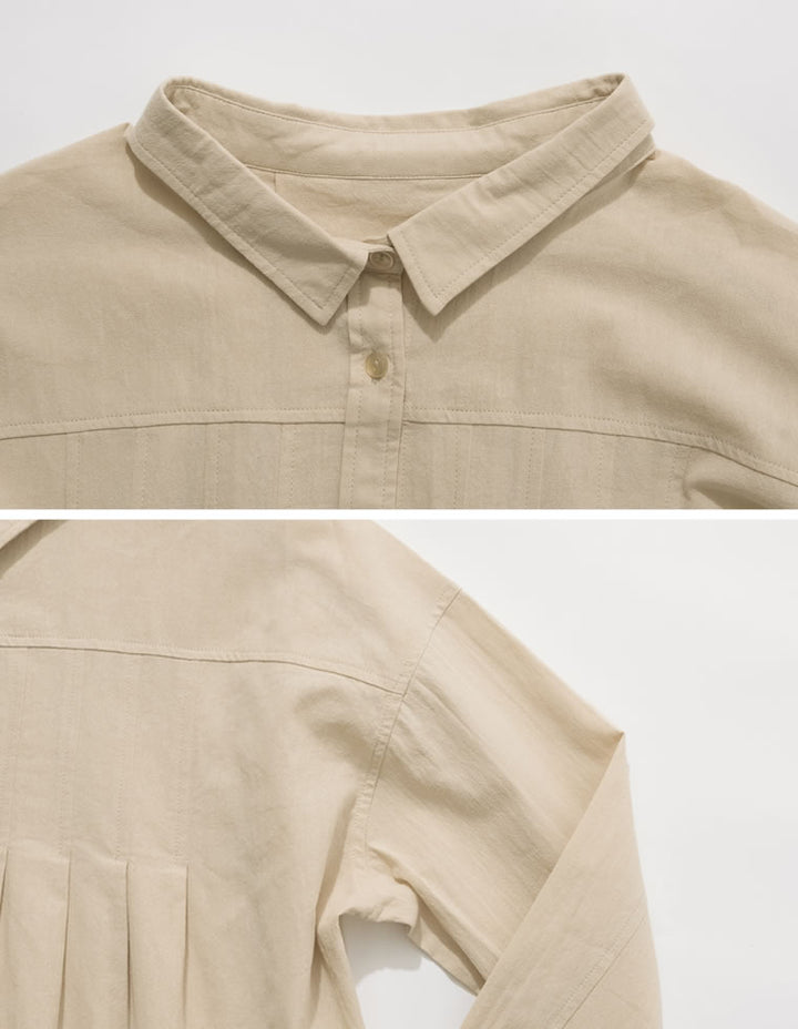 タックプリーツデザインシャツ[mb] トップス レディースファッション通販 リエディ