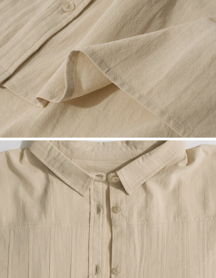 タックプリーツデザインシャツ[mb] トップス レディースファッション通販 リエディ