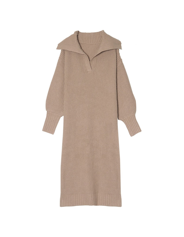 セーラーカラーリサイクルニットワンピース ワンピース レディースファッション通販 リエディ