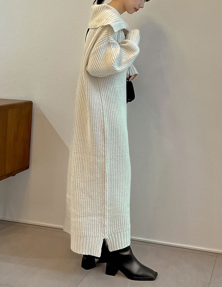 セーラーカラーリサイクルニットワンピース ワンピース レディースファッション通販 リエディ