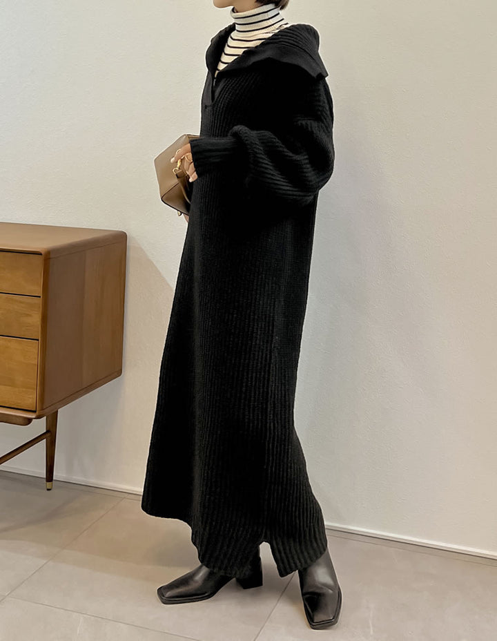 セーラーカラーリサイクルニットワンピース ワンピース レディースファッション通販 リエディ