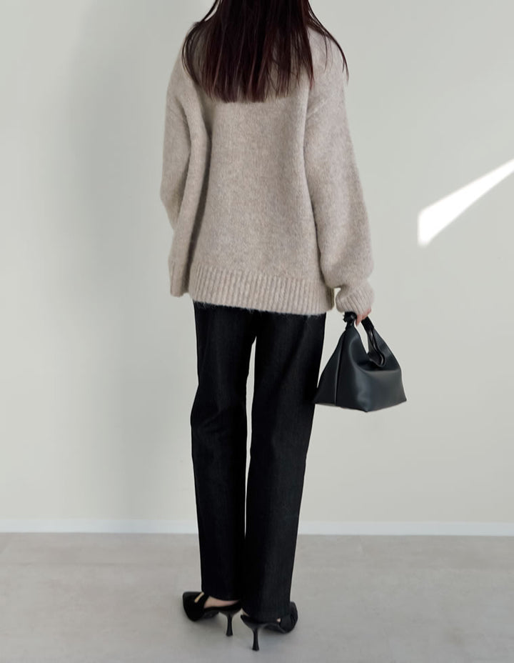 [累計販売枚数2.7万枚突破！][低身長/高身長サイズ有][サステナブル]センタースリットリサイクルデニムパンツ パンツ 人気レディースファッション通販 リエディ