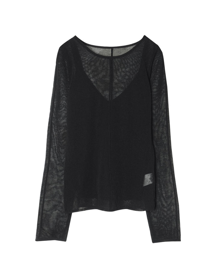 【60％OFF！OUTLETSALE】アウトリンキングシアーニット＆キャミソールアンサンブルセット トップス レディースファッション通販 リエディ