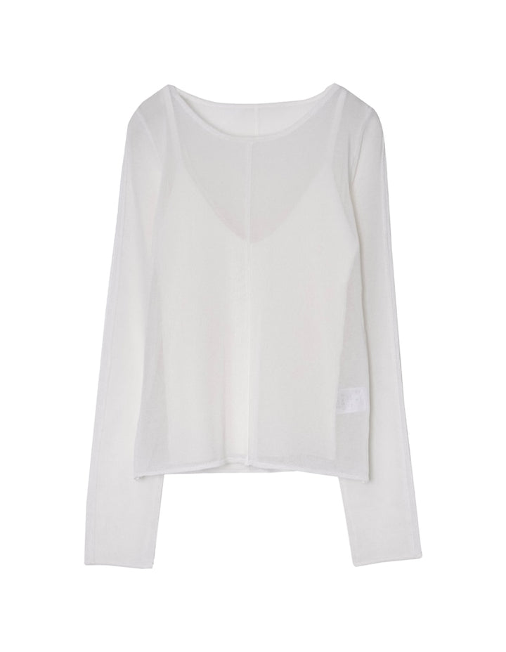 【60％OFF！OUTLETSALE】アウトリンキングシアーニット＆キャミソールアンサンブルセット トップス レディースファッション通販 リエディ