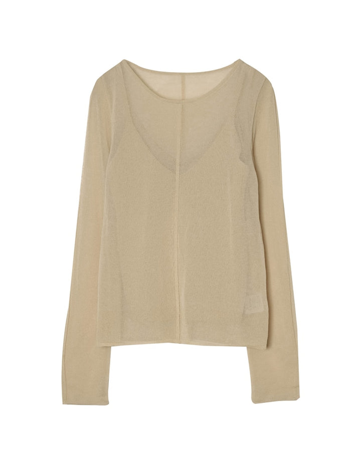 【60％OFF！OUTLETSALE】アウトリンキングシアーニット＆キャミソールアンサンブルセット トップス レディースファッション通販 リエディ