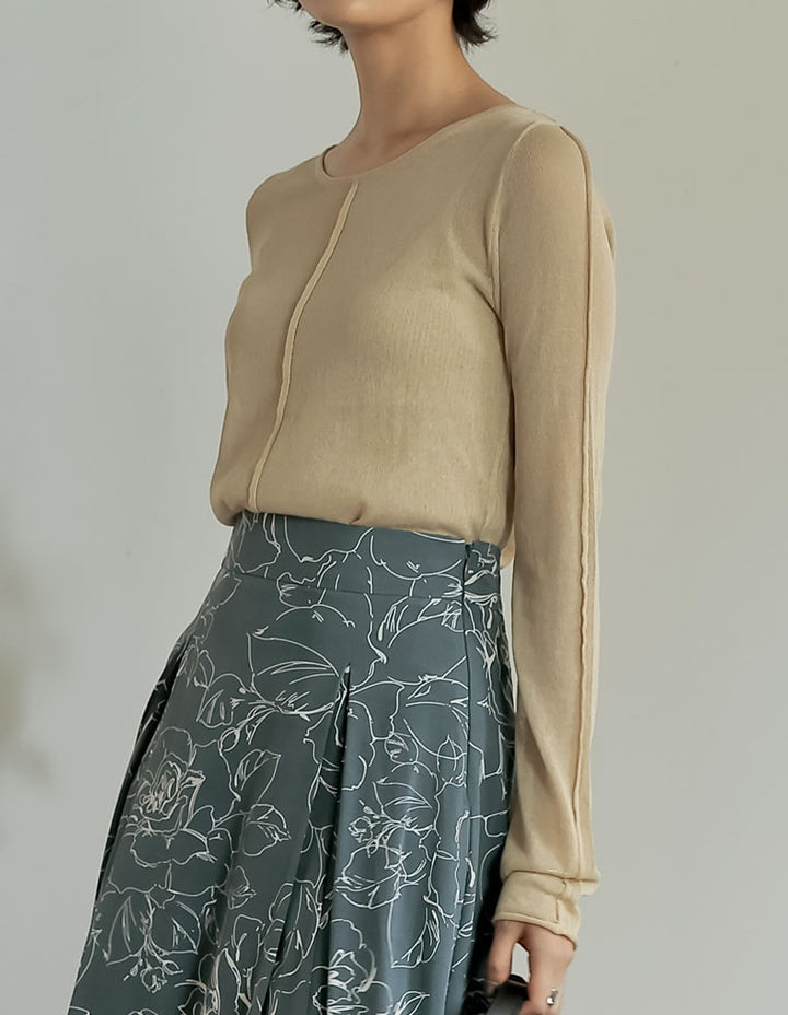 【60％OFF！OUTLETSALE】アウトリンキングシアーニット＆キャミソールアンサンブルセット トップス レディースファッション通販 リエディ