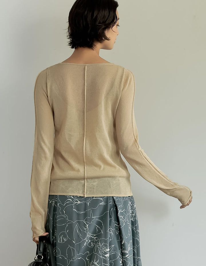 【60％OFF！OUTLETSALE】アウトリンキングシアーニット＆キャミソールアンサンブルセット トップス レディースファッション通販 リエディ