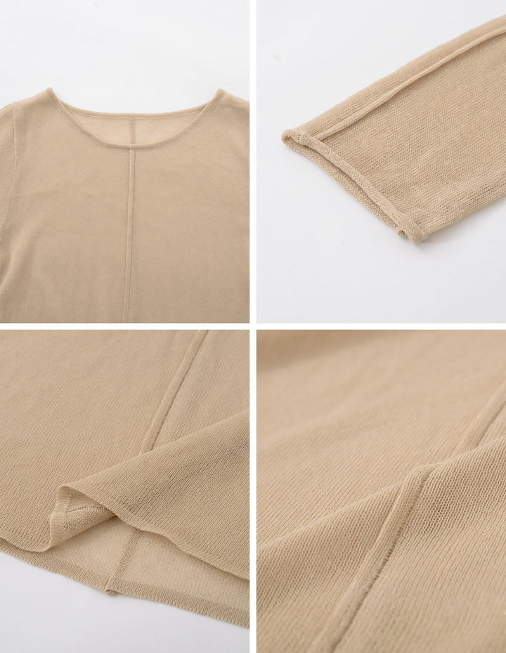 【60％OFF！OUTLETSALE】アウトリンキングシアーニット＆キャミソールアンサンブルセット トップス レディースファッション通販 リエディ