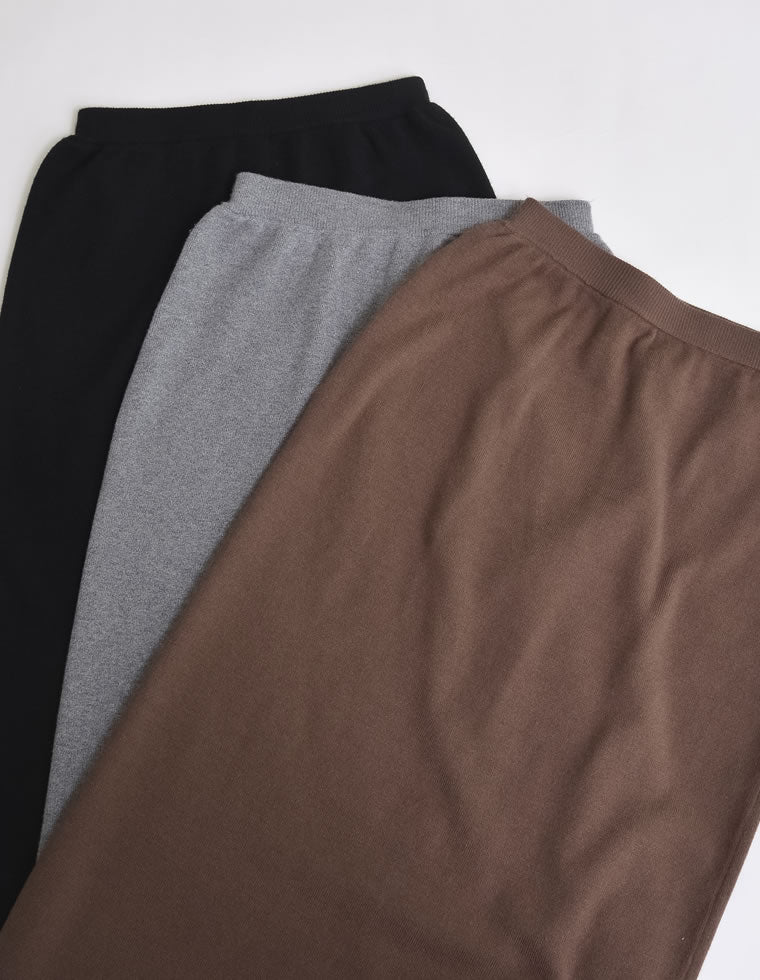 ストレッチタイトニットスカート＆ニットレギンスSET - スカート通販