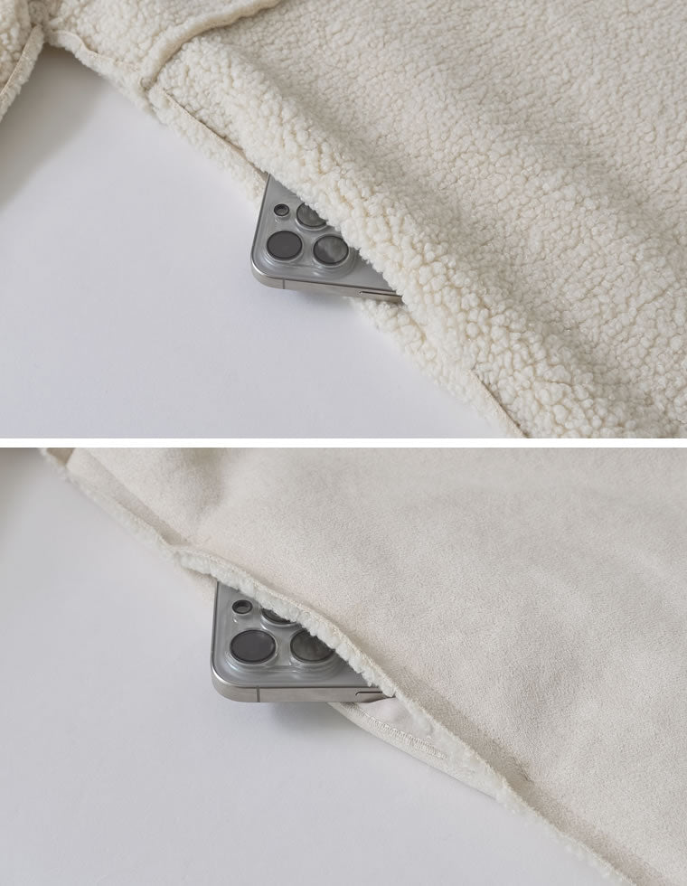 マルチウェイリバーシブルボアフェイクムートンロングコート