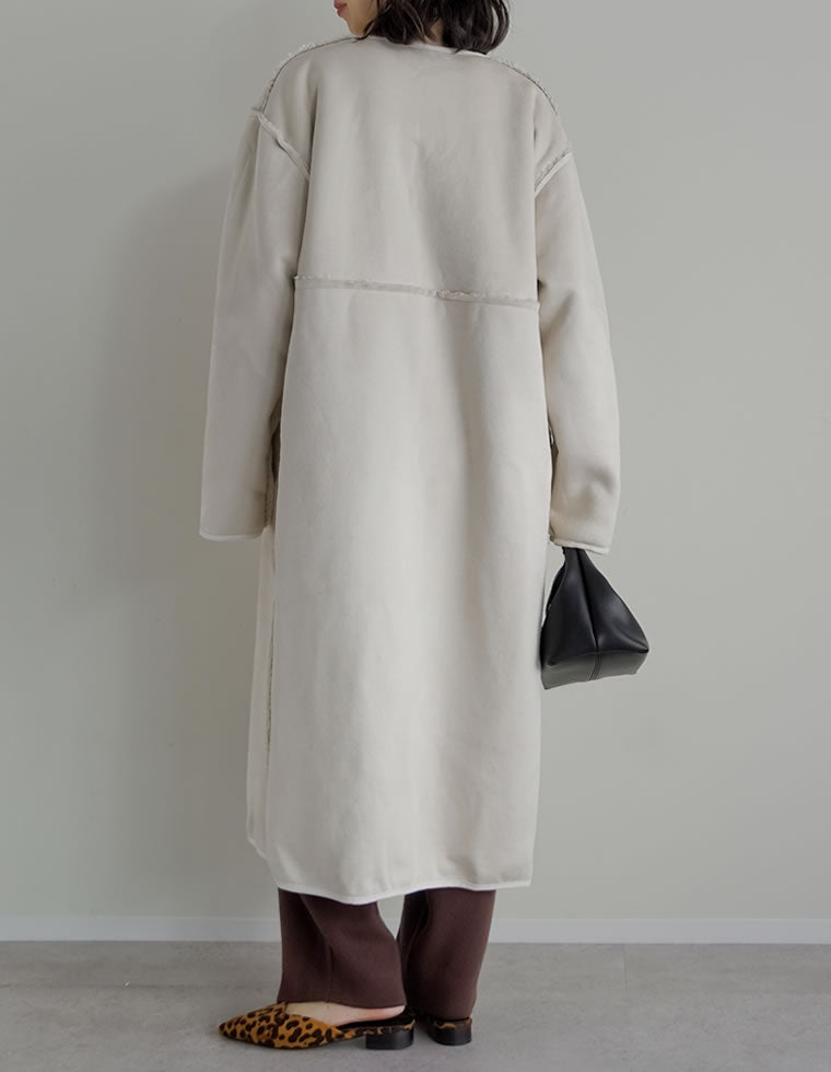 高級　アルファ　リバーシブル　オーバーコート　リアルムートン　軽量　上品 楽天市場】アルファ ムートンの通販