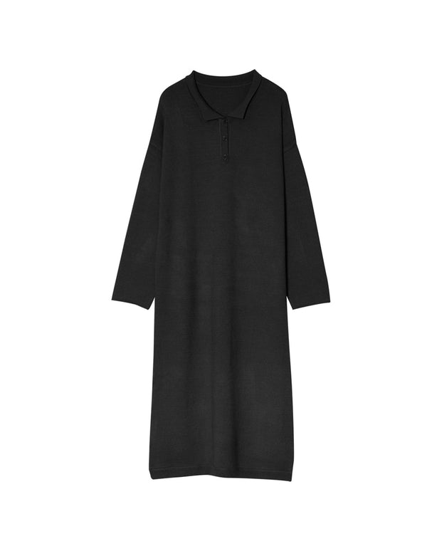 【20％OFF！OUTLETSALE】ニットロングポロワンピース ワンピース レディースファッション通販 リエディ