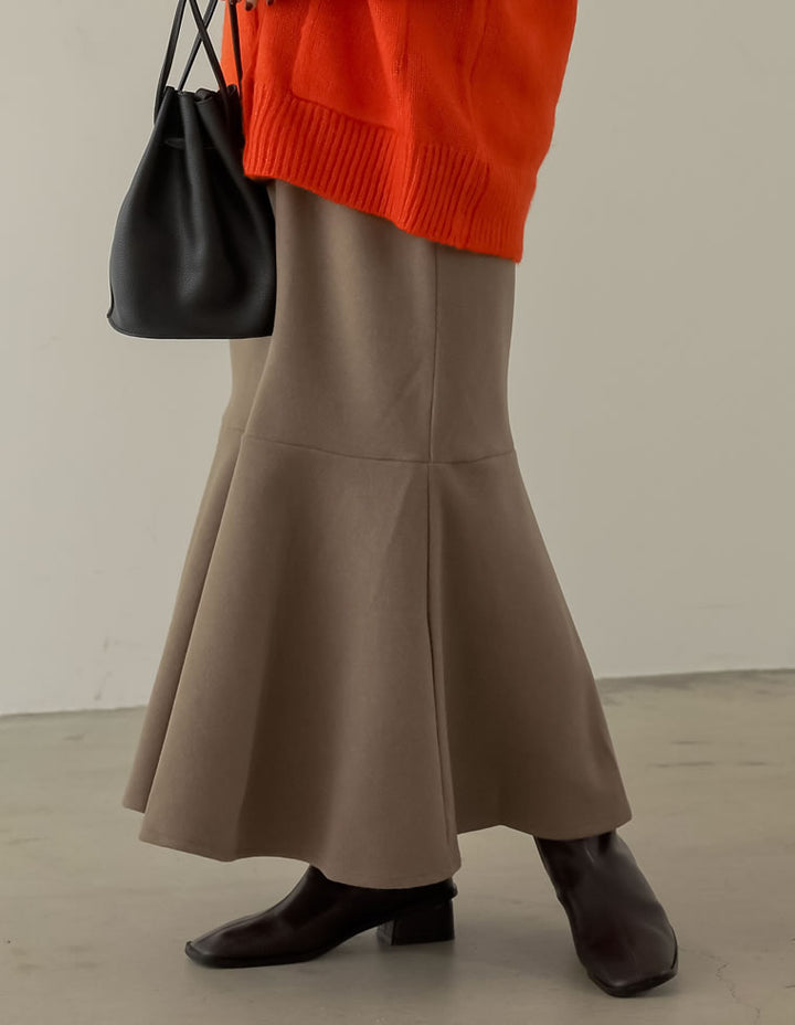軽くて暖かいリサイクルストレッチ起毛圧縮ニットソーマーメイドスカート スカート レディースファッション通販 リエディ