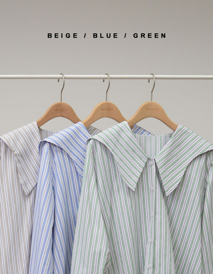 マルチストライプウエーブカラーブラウス トップス レディースファッション通販 リエディ