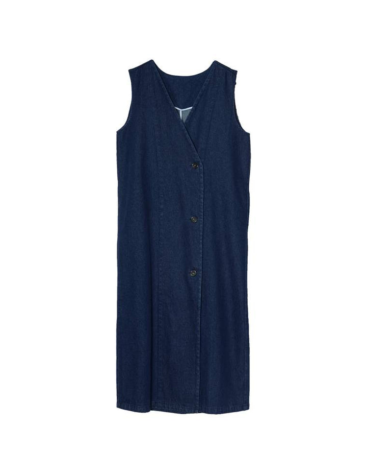 コットンデニム2WAYノースリーブベスト ワンピース レディースファッション通販 リエディ