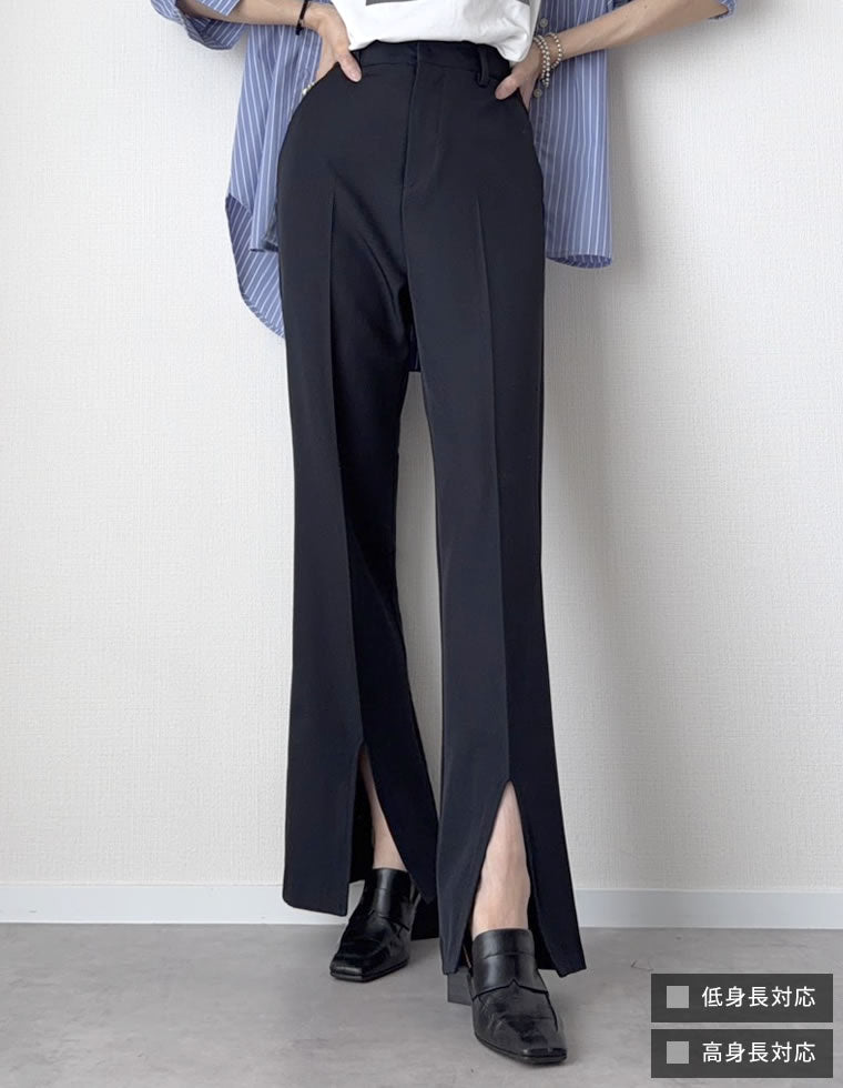 ストレッチツイルスリットパンツ - パンツ通販 | 人気レディース