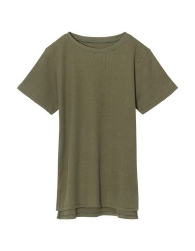 ワッフルコットンコンパクトTシャツ トップス レディースファッション通販 リエディ