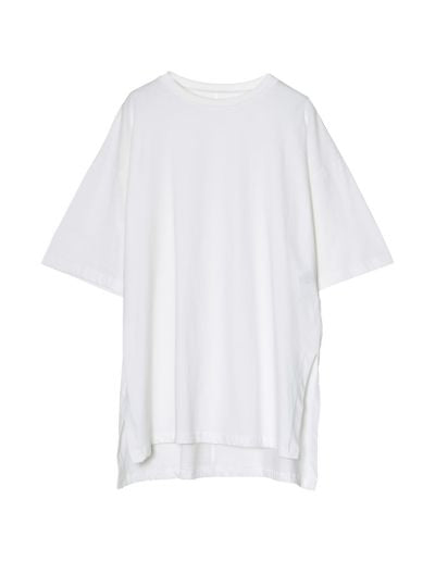 コットンオーバーサイズスリットTシャツ[mb] トップス レディースファッション通販 リエディ