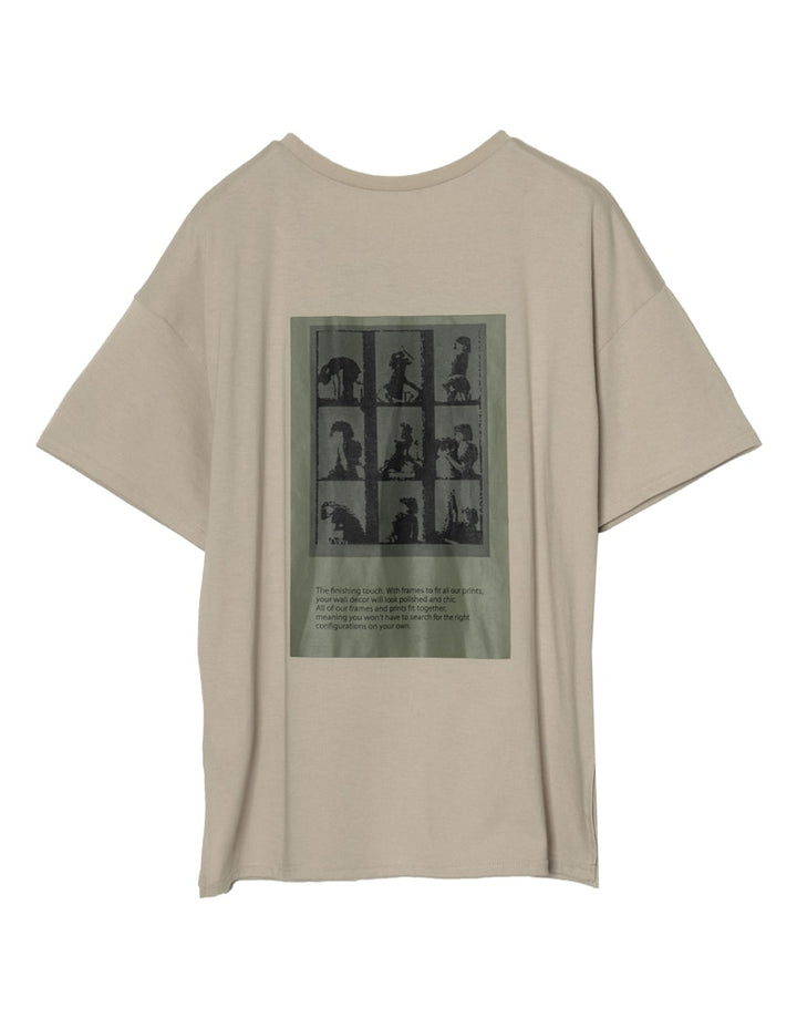 バックプリントオーバーサイズTシャツ[mb] トップス レディースファッション通販 リエディ