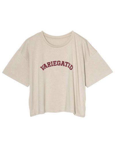 カレッジロゴクロップドTシャツ[mb] トップス レディースファッション通販 リエディ