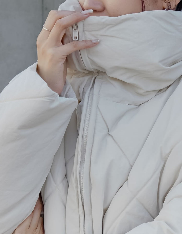 【TIME SALE 10%OFF】[HITアウター][セレクトコラボ][低身長サイズ有]ダイヤキルト中綿ダウンジャケット ジャケット/アウター 人気レディースファッション通販 リエディ