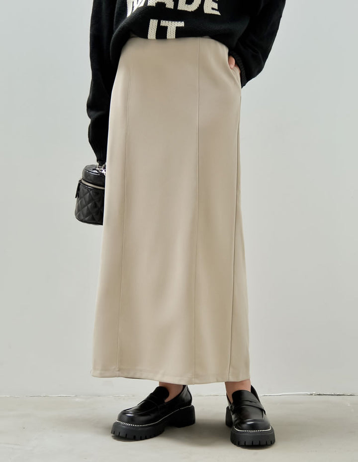ジョーゼットバックスリットロングスカート[mb] スカート レディースファッション通販 リエディ