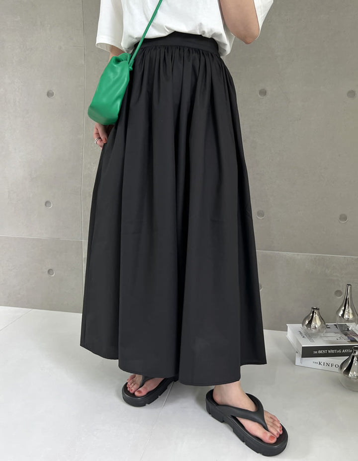 コットンブレンドカラーボリュームスカート スカート レディースファッション通販 リエディ