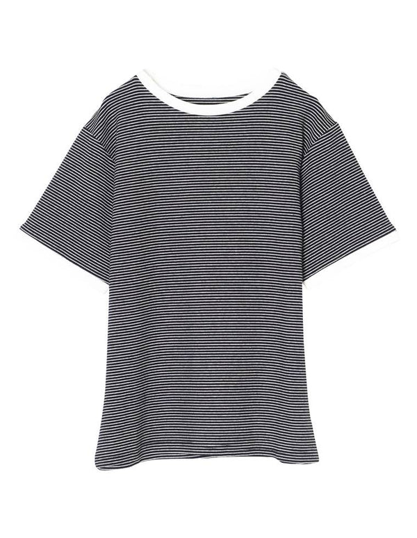 細ボーダー配色Tシャツ[mb] トップス レディースファッション通販 リエディ