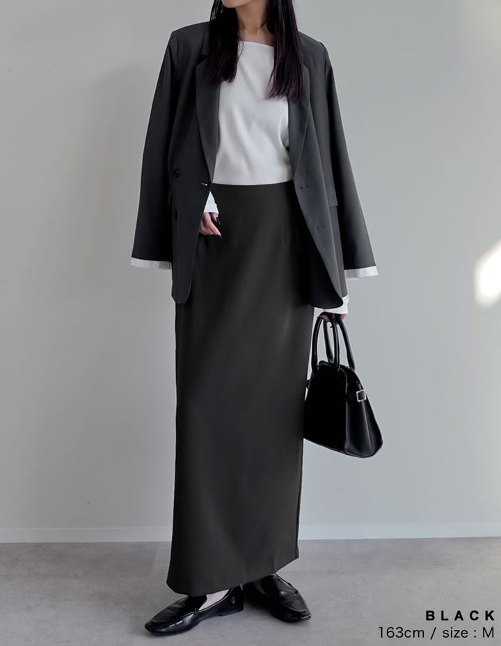 [累計販売枚数1.5万枚突破][入卒式 セレモニー][新色追加][低身長/高身長サイズ有][洗濯機で洗える]カットツイル切り替えナロースカート スカート 人気レディースファッション通販 リエディ